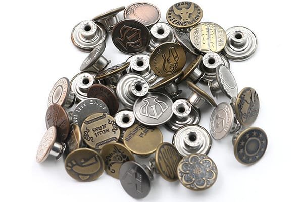 vintage jeans buttons